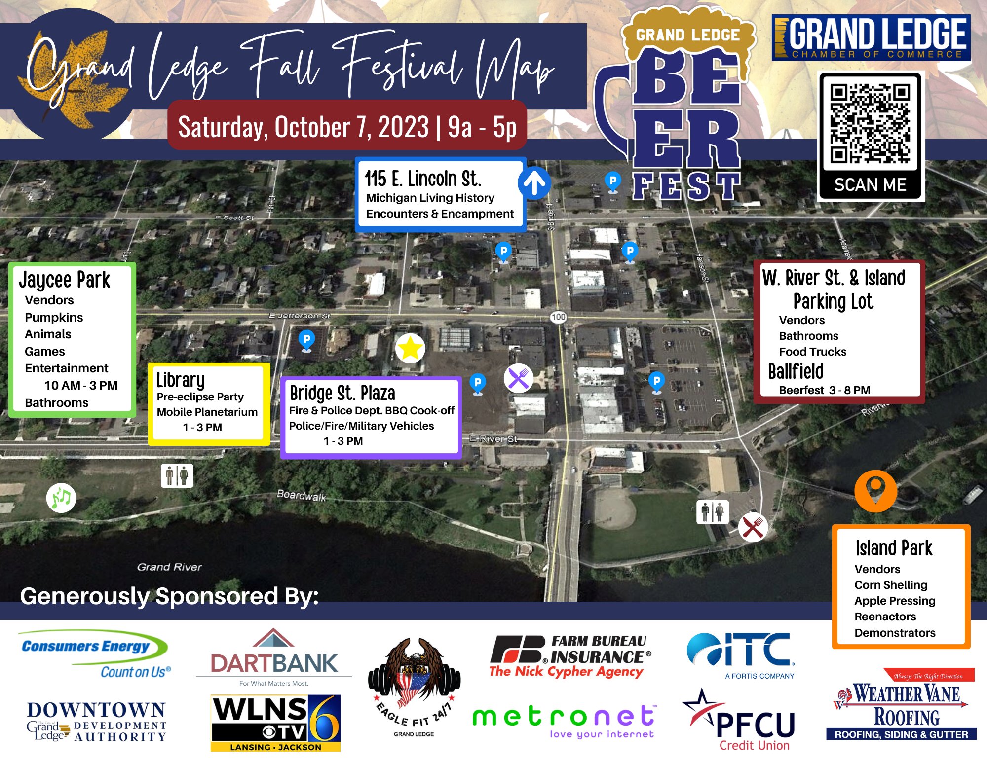 2023 Fall Festival Map