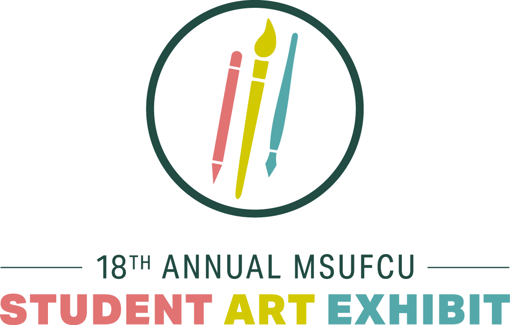 MSUFCU Student Art Exhibit logo